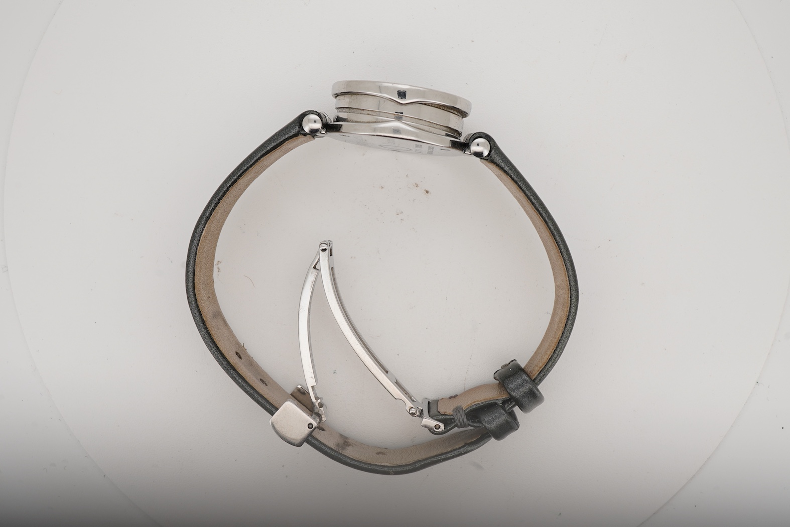 A lady's recent stainless steel Bulgari B-zero 1 quartz wrist watch